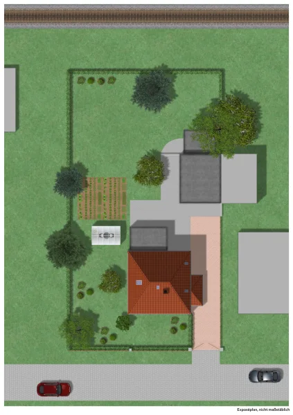 Lageplan des Grundstücks