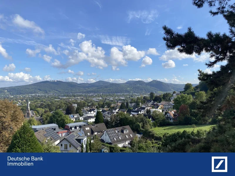 Ausblick - Wohnung kaufen in Bonn - Exklusives Penthouse mit Panoramablick auf's Siebengebirge