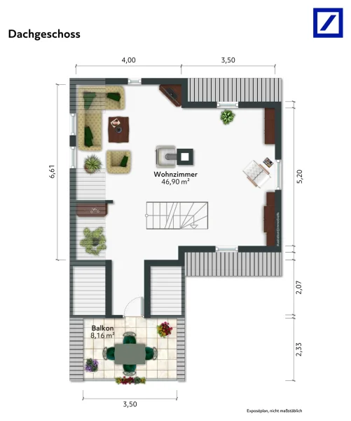 Grundriss Dachgeschoss