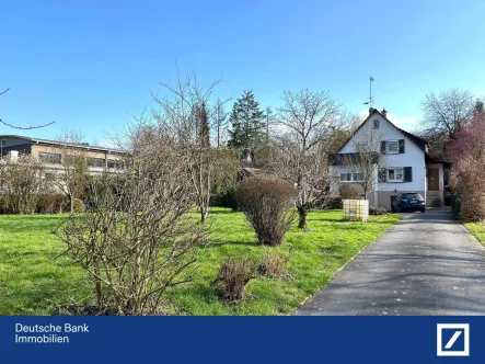 Außenansicht - Haus kaufen in Widdern - Ein-/ Zweifamilienhaus mit traumhaft großem Garten und Scheune in Widdern