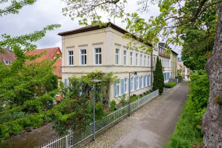 Fassade - Haus kaufen in Schweinfurt - Herrschaftliches Stadthaus zum Verlieben
