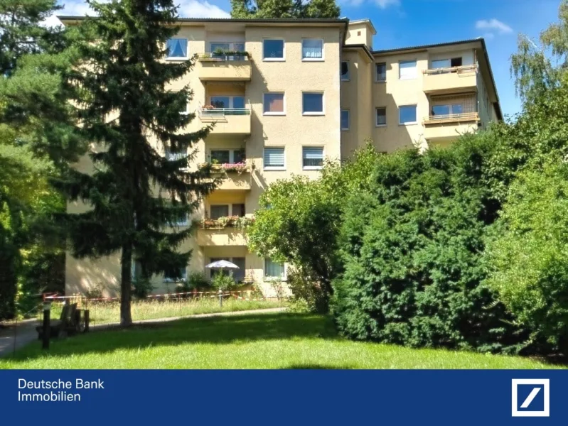 Hausansicht Süd - Wohnung kaufen in Berlin - Im grünen Innenhof in Gesundbrunnen: Helle Familienwohnung mit Balkon und Fernwärme