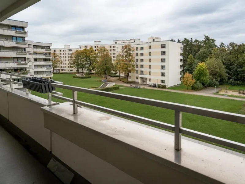 Blick vom Balkon