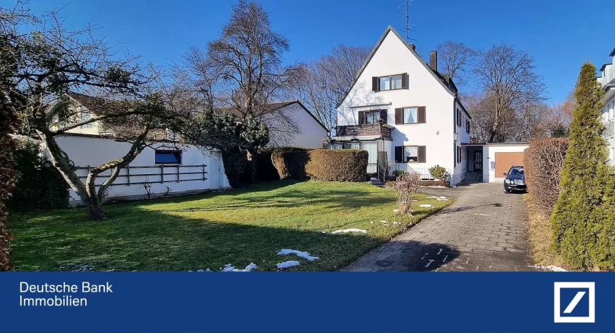 Südseite - Haus kaufen in München - Drei-Familienhaus in ruhiger Lage Nähe Luise-Kieselbachplatz