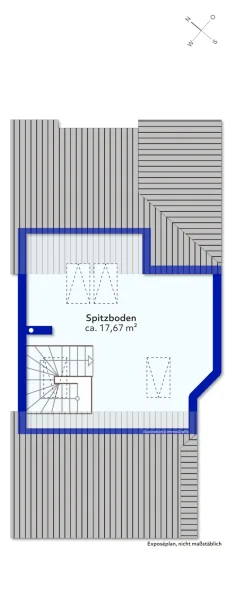 Darstellung Spitzboden