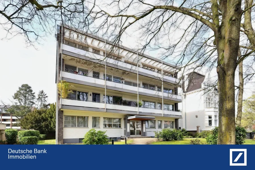 Aussenansicht - Wohnung kaufen in Krefeld - *** Helle 2-Zi. Wohnung mit großem Balkon und Gartenblick - Bismarckviertel ***