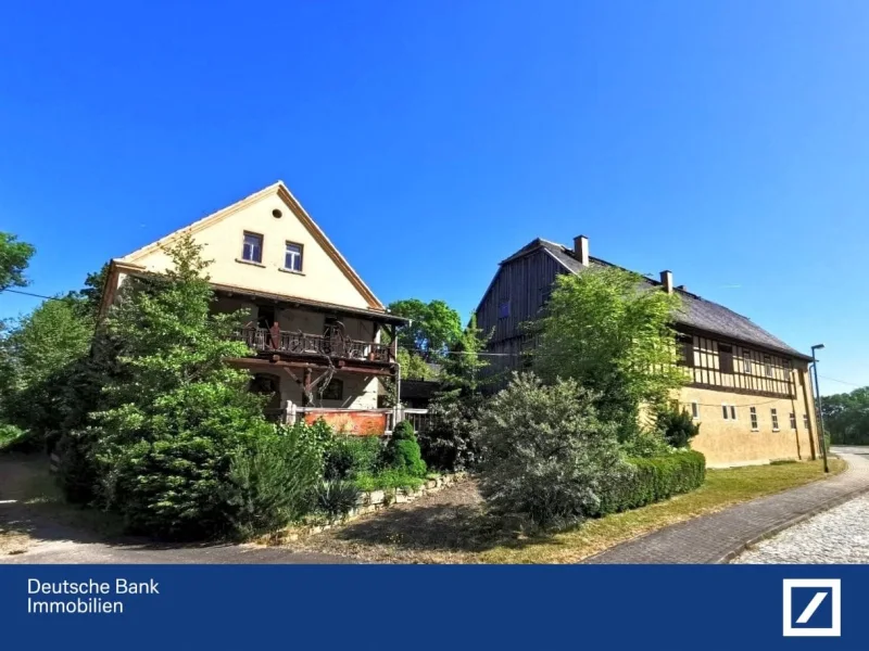 Hofansicht - Haus kaufen in Großenstein - Vierseithof bei Ronneburg