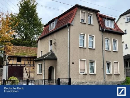 Vorderansicht - Haus kaufen in Pößneck - Achtung Kapitalanleger - Mehrfamilienhaus mit 3 WE  in Pößneck