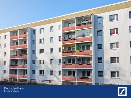 Ansicht Balkonseite - Wohnung kaufen in Gera - Geschmackvolle Eigentumswohnung zum kleinen Preis