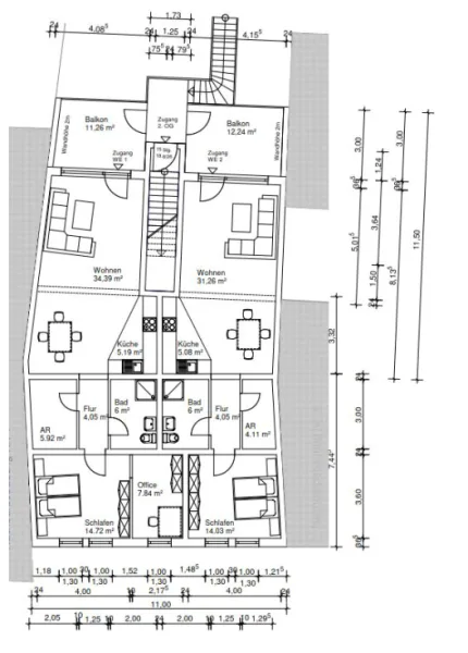 Grundriss OG Neubau