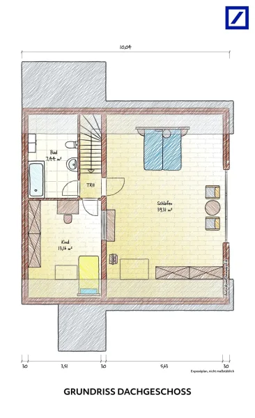 GRUNDRISS DACHGESCHOSS