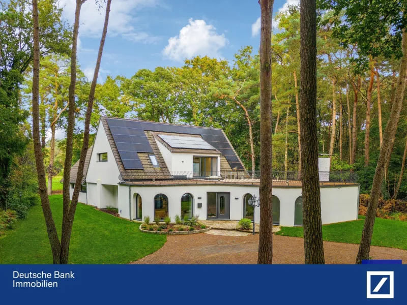 Titelbild - Haus kaufen in Worpswede - Exklusives Wohnen im Grünen: Luxusvilla auf 2.200 m² Waldgrundstück – Stilvoll saniert & bezugsfrei