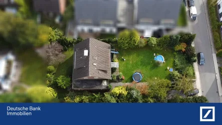 Luftbild - Haus kaufen in Münster - Exklusives Grundstück mit Bestandsimmobilie – Neubau oder Sanierung