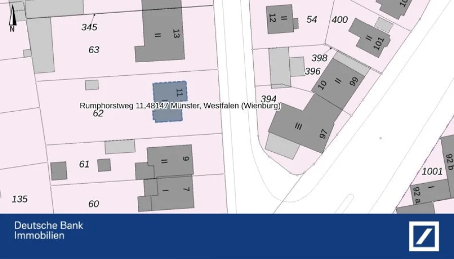 Lageplan Rumphorst - Grundstück kaufen in Münster - Top Baugrundstück mit beantragter Bauvoranfrage in Münster-Rumphorst