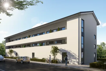 Visualisierung Aussenansicht - Haus kaufen in Worms - **Exklusive Investitionsmöglichkeit in Worms: Neubauprojekt mit attraktiven ISB-Förderoptionen**