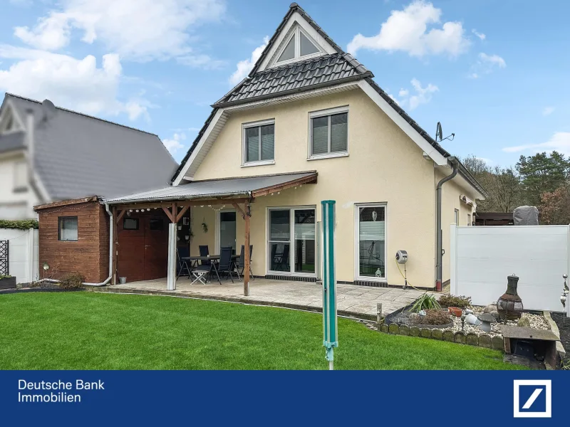 Ansicht - Haus kaufen in Wildeshausen - Modernes Einfamilienhaus in ruhiger, grüner Lage von Wildeshausen