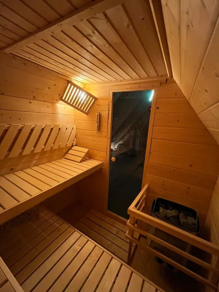 Sauna im Dachboden