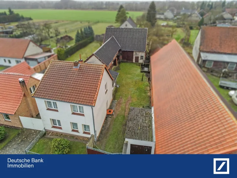 Außenansicht - Haus kaufen in Jübar - Entdecke das volle Potenzial dieses Ländliches Juwels