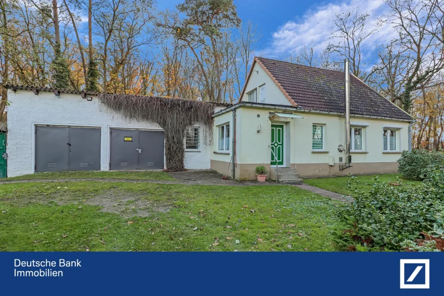 Außenansicht - Haus kaufen in Bismark - Ländliches Paradies -  Einfamilienhaus am Waldrand