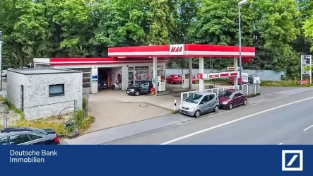 Drohne Außen - Halle/Lager/Produktion kaufen in Gütersloh - Einmalige Investitionsgelegenheit: Tankstelle in Top-Lage von Gütersloh