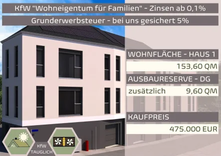 Ansicht 001 - Haus kaufen in Ilmenau - Reihenendhaus *Zentrum mit ca. 154 m² Wfl. +ca. 10 m² Reserve