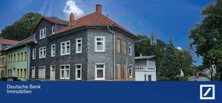 Hausansicht - Haus kaufen in Bad Langensalza - Charmantes Fachwerkhaus in Bad Langensalza – Nur 200 Meter von der Friederiken Therme entfernt