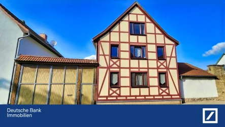 Hausansicht - Haus kaufen in Erfurt - Charmantes Fachwerkhaus im Speckgürtel von Erfurt 