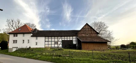 Ansicht - Haus kaufen in Sonnenstein - Gepflegter 4-Seitenhof in Sonnenstein * Mehrgenerationen * Tier-/Pferdehaltung * 