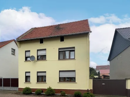 Haus Straßenansicht - Haus kaufen in Kyffhäuserland - Abriss u. Neubau nach eigenen Vorstellungen o. Kernsanierung ... zusätzlich ein neues 2. Haus bauen