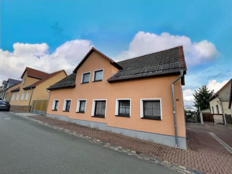 Haus Straßenansicht - Haus kaufen in Blankenhain - Familie mit Interesse für Haus & Garten und mit handwerklichem Geschick gesucht !