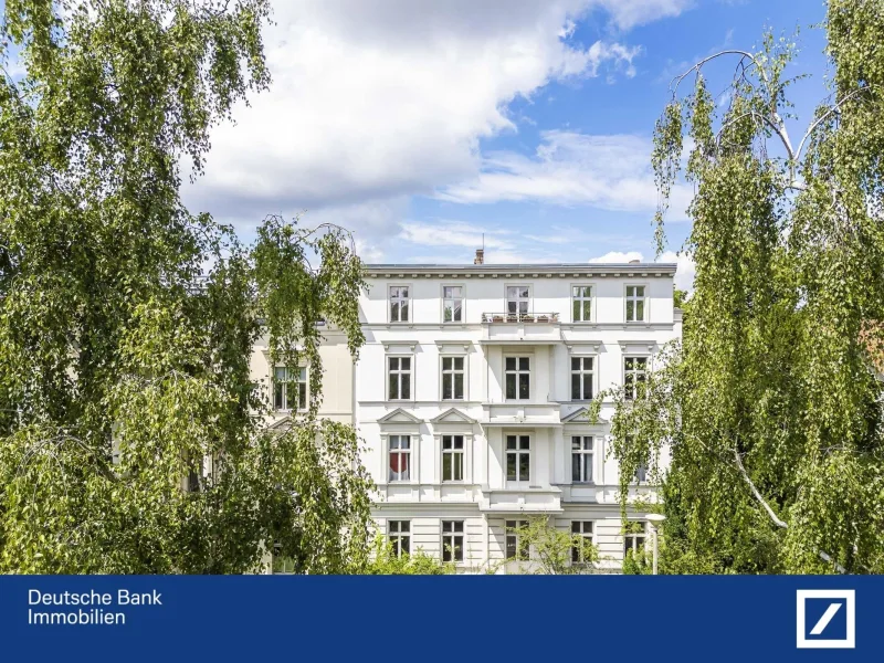 Hausansicht Front - Wohnung kaufen in Potsdam - ATTRAKTIVE Eigentumswohnung mit historischem Flairmit eigenem Gartenanteil & Stellplatz