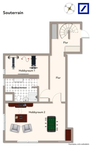 Grundriss Souterrain