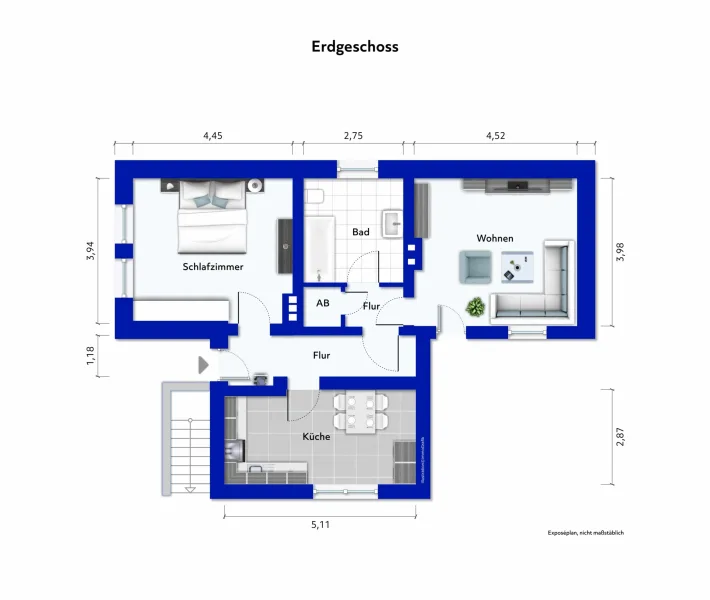 Grundriss Erdgeschoss