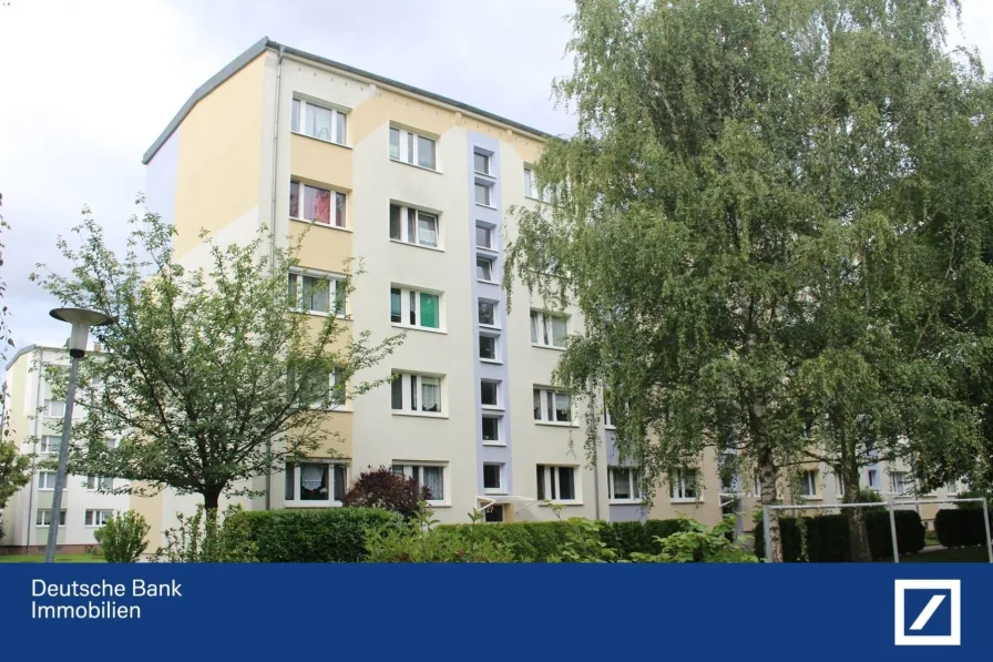 Hausansicht - Wohnung kaufen in Neukieritzsch - Zwei-Zimmer-Wohnung in ruhiger Wohnanlage für Kapitalanleger