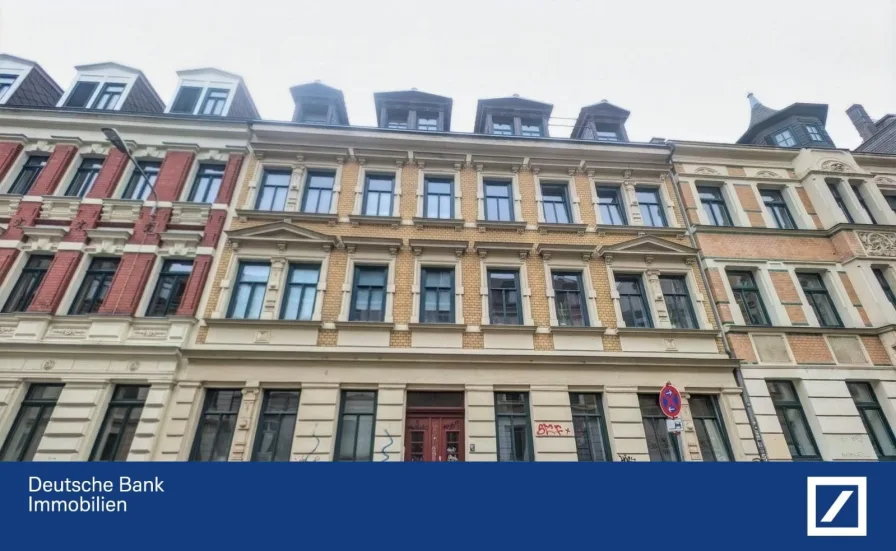 Hausansicht - Wohnung kaufen in Leipzig - Zwei Zimmerwohnung am Lindenauer Markt - frei ab 01.01.2025