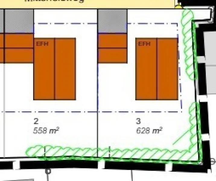 Grundstück 2  - Grundstück kaufen in Barbing - Sonniges Baugrundstück zur Bebauung für EFH mit Garage