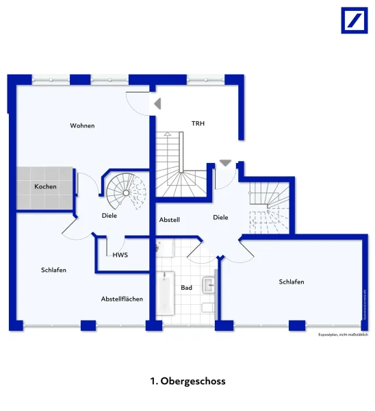 Grundriss 1. Obergeschoss