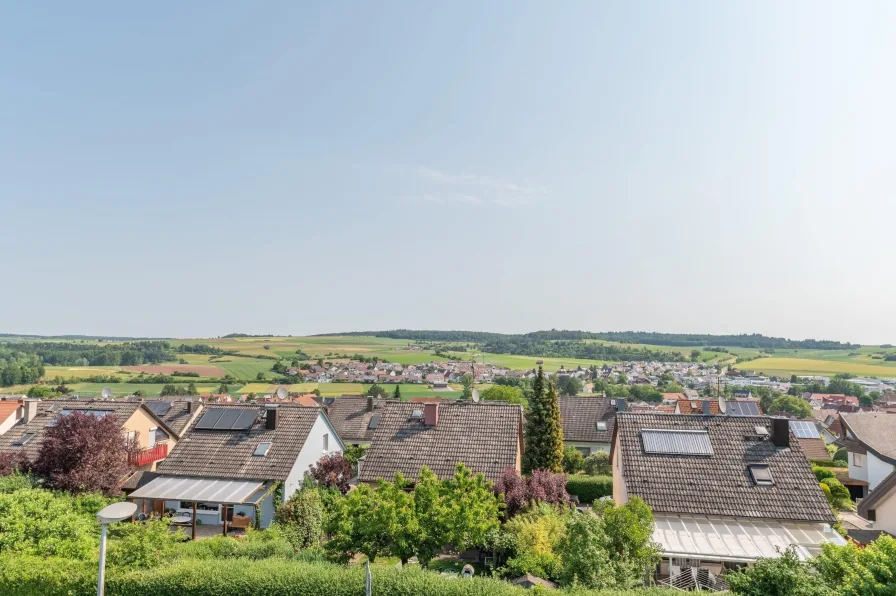 Ausblick Balkon