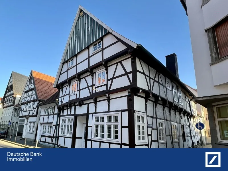 Außenansicht - Haus kaufen in Soest - Fachwerkhaus in bester Lage