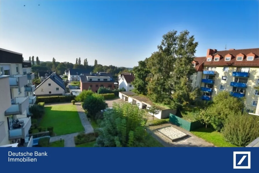 Blick vom Balkon - Wohnung kaufen in Kamen - ACHTUNG PREISSENKUNG! Moderne 2 Zimmer Wohnung mit Balkon in guter Lage 