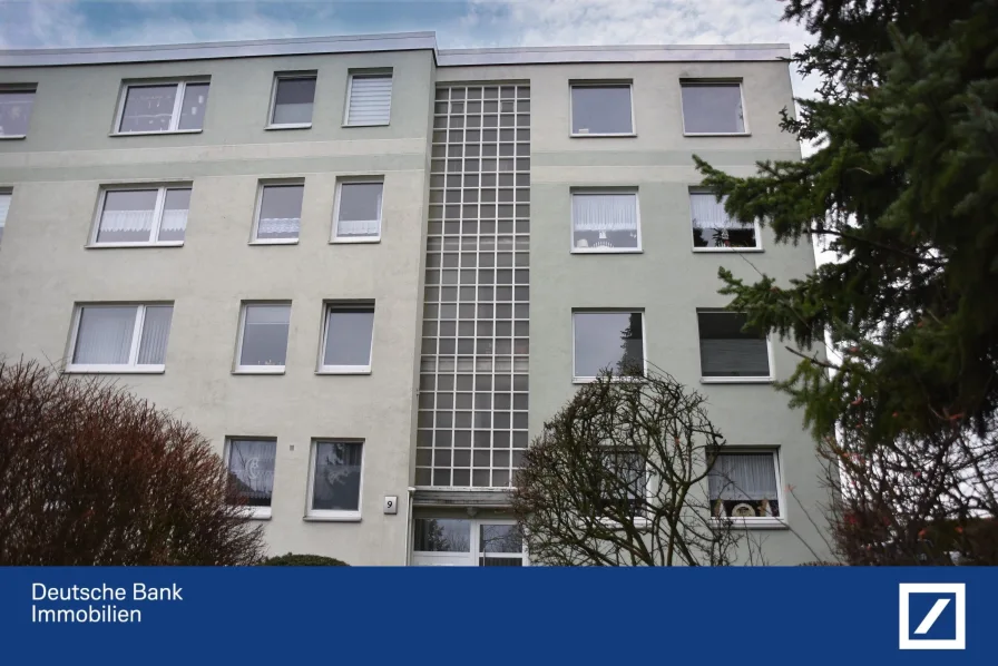 Hauseingangsseite - Wohnung kaufen in Wuppertal - Gut vermietete ETW sucht neuen Eigentümer