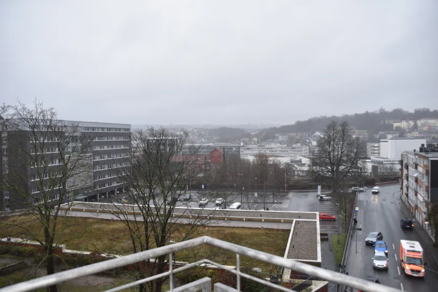 Winterblick vom Balkon