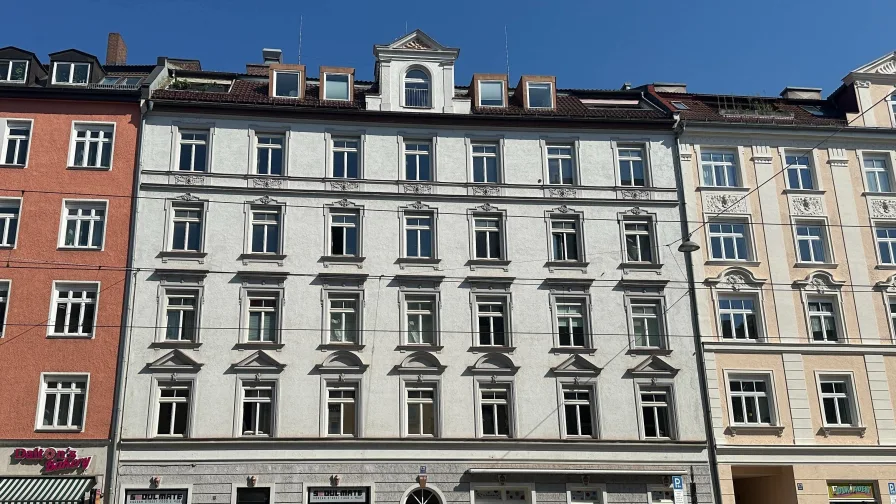 Hausansicht - Wohnung kaufen in München - Jugendstiljuwel nähe TU München -Einsteinstraße - Ihre Chance im Herzen der Stadt - Toplage