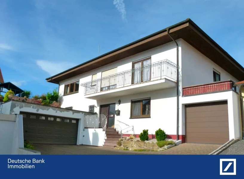 Außenansicht - Haus kaufen in Sinsheim - Gepflegtes Haus in Feldrandlage!