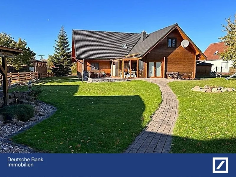 Gartenansicht - Haus kaufen in Cammin - Gesund, behaglich, urgemütlich und fast endlos Platz! Großes Einfamilienhaus in Cammin b. Rostock