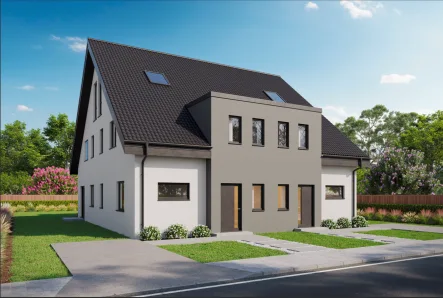 front - Wohnung kaufen in Schloß Holte-Stukenbrock - *Provisionsfrei* KFW40 QNG: Energieeffizientes und Barrierefreies Wohnen in Schloß Holte!