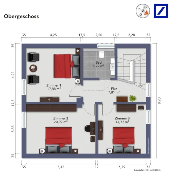 Grundriss Dachgeschoss