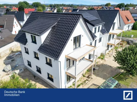 Seitenansicht - Wohnung kaufen in Schloß Holte-Stukenbrock - Hochwertige Neubau 3 ZKB-Eigentumswohnung im Erdgeschoss! KFW 40