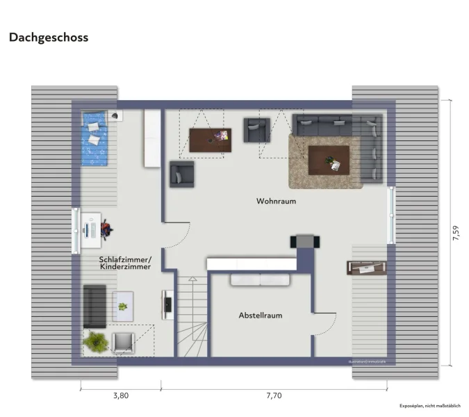 Grundriss Dachgeschoss