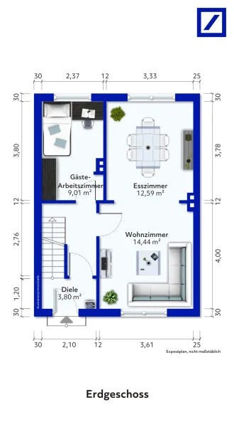 Grundriss EG aufbereitet